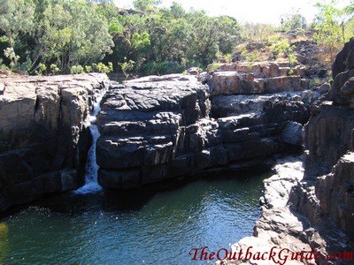 A waterfall further up the gorge