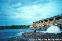 Fishing below Kununurra Diversion Dam