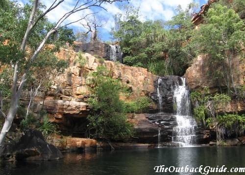 Wet season waterfall